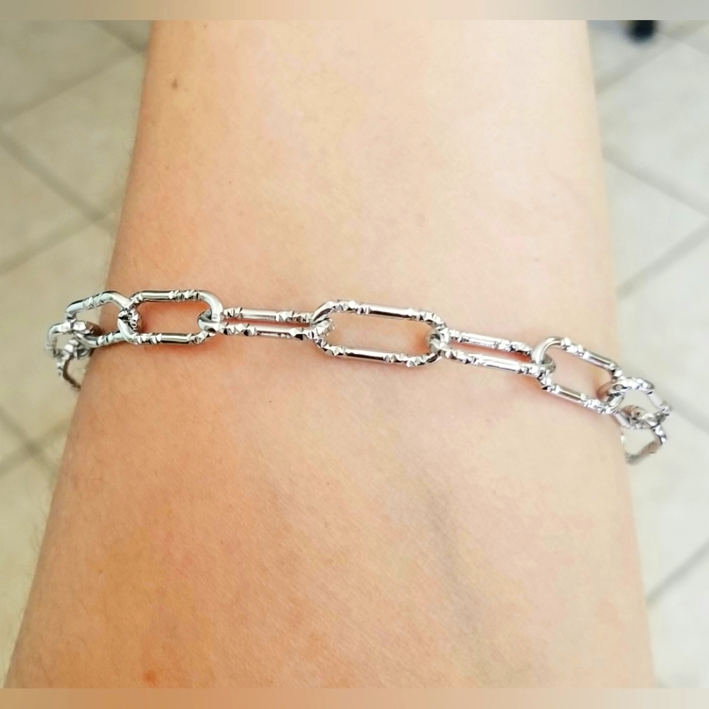 Large Chain Anklet 7mm Paperclip Chain Anklet Chunky Anklet Ankle Bracelet